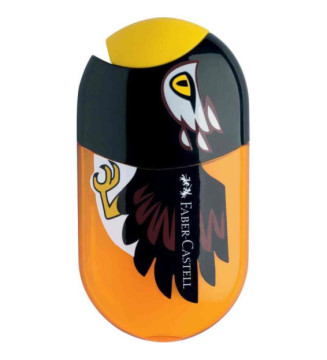 Taille crayon 2 trous Design Aigle avec gomme intégrée