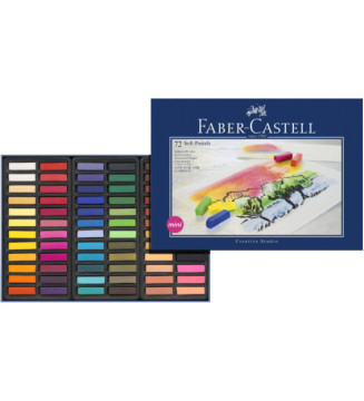 Boite de 72 Demi Pastels Tendre Mini Creative Studio