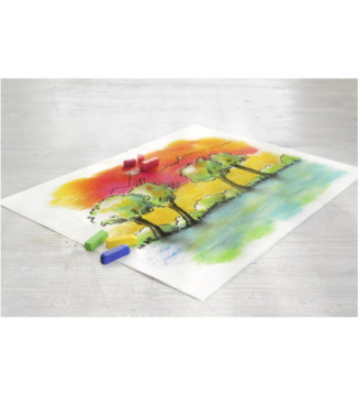 Boite de 72 Demi Pastels Tendre Mini Creative Studio
