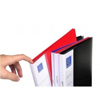 Protège-documents UPLINE PP Opaque 30 pochettes 60 vues Noir