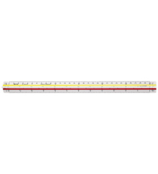 Règle Kutch Échelle de Réduction Triangulaire T1 pour Architecte A