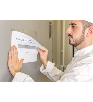 Lot de 2 Porte-copies KANG dos adhésif repositionnable A4