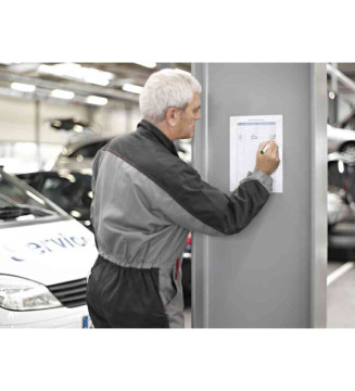 Lot de 2 Porte-copies KANG en PVC dos magnétique A4
