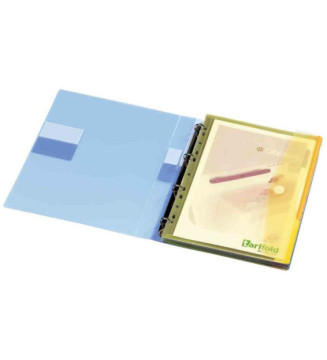 Lot de 12 pochettes enveloppes A4 avec perforation couleurs assorties