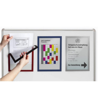 Sachet 5 AFRAME MAGNETIC A3 argent métallisé