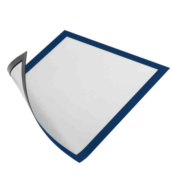 Sachet 5 AFRAME MAGNETIC A4 bleu fonce