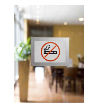 Sachet 2 AFRAME A6 argent métallisé