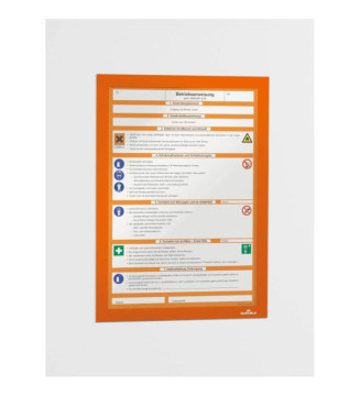 Sachet 2 AFRAME A4 orange