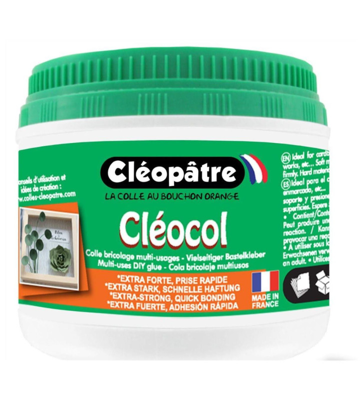 Cléocol Colle Blanche en pot large ouverture 500 gr