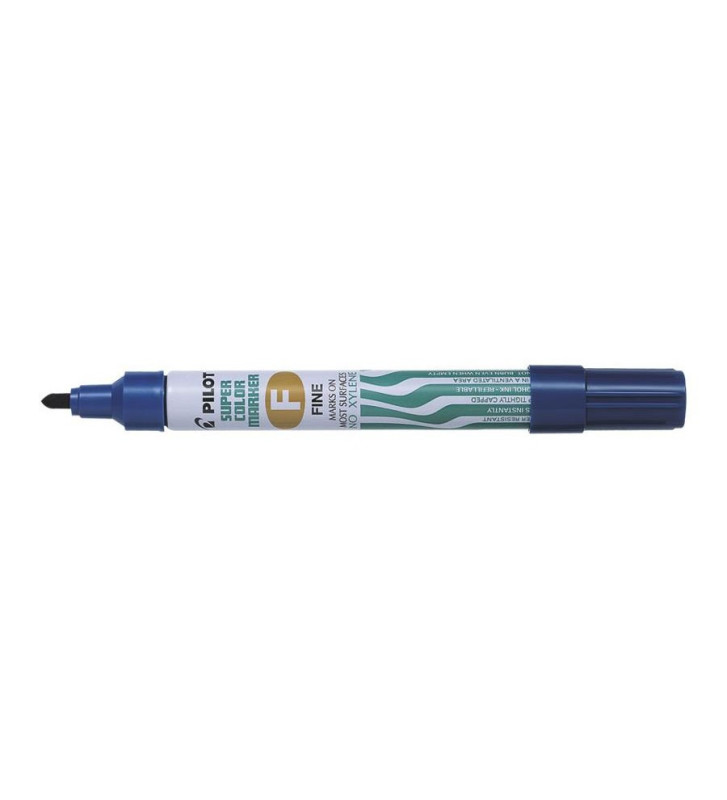 Marqueur permanent SUPER COLOR FINE, pointe fine 1,0mm, bleu