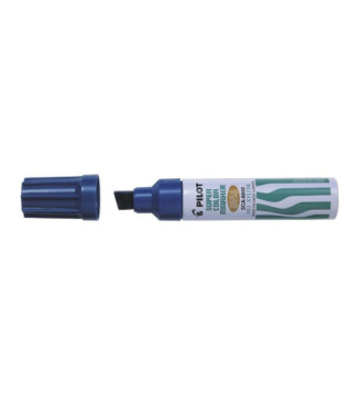 Marqueur Permanent SCA-6600 Corps Métal Pte Biseau Extra large Bleu