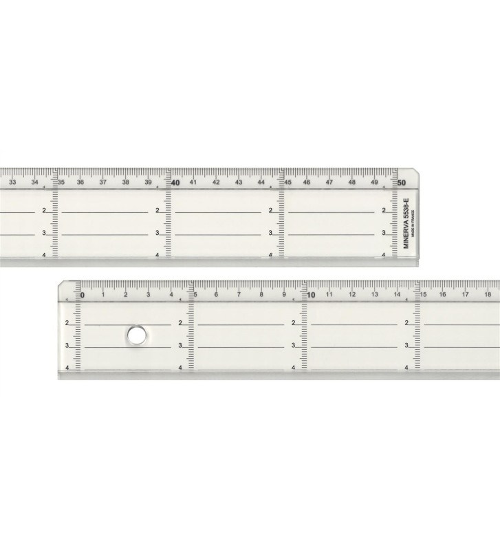Règle à lavis 50cm Antitache n°5538-E Qualité optique