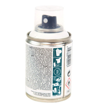 Peinture en Spray 7A - 100ml Spécial Textiles Naturels et Synthétiques BLANC