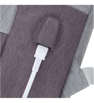 Sac à Dos pour PC portable Anti-Vol Gris/Mocha 15.6