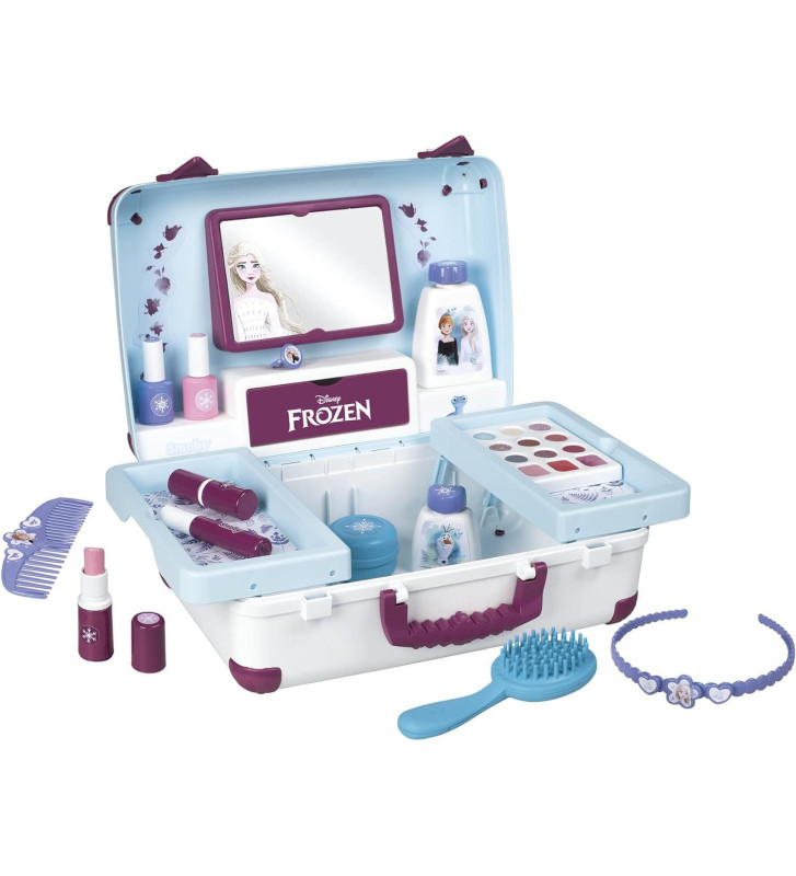 Valise beauté Frozen - Reine des Neiges - Coiffure, onglerie, maquillage