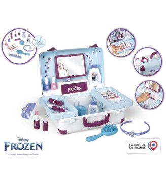 Valise beauté Frozen - Reine des Neiges - Coiffure, onglerie, maquillage