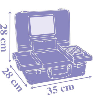 Valise beauté Frozen - Reine des Neiges - Coiffure, onglerie, maquillage