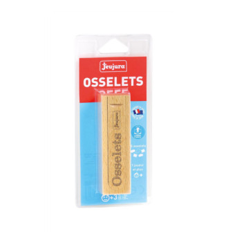Jeu de 5 Osselets dans un coffret en hêtre