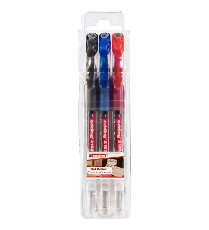 Roller à encre gel 2185 Etui de 3 standard 0,7 mm