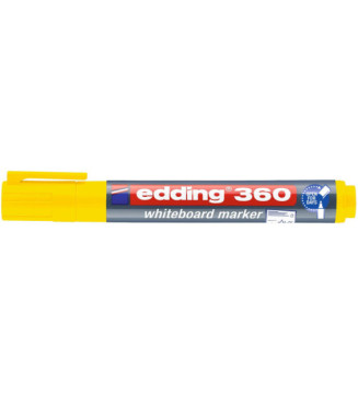 Marqueur pour Tableaux blancs 360 Jaune Pointe Ronde 1,5-3 mm