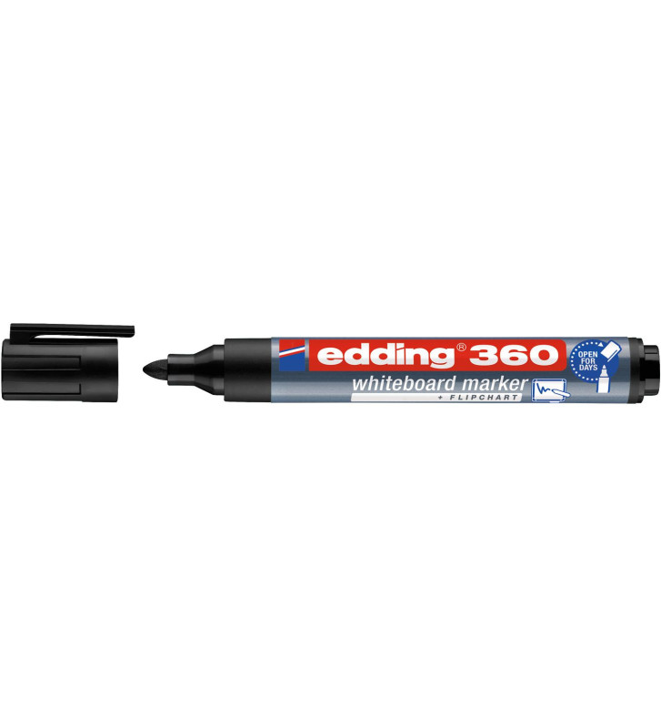 Marqueur pour Tableaux blancs 360 noir 1,5-3 mm