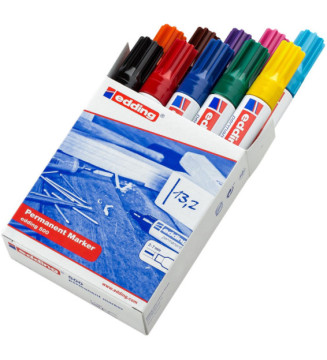 Marqueur Permanent 500 boîte pliante de 10 Assorti 2-7 mm