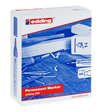Marqueur Permanent 500 boîte pliante de 10 Assorti 2-7 mm