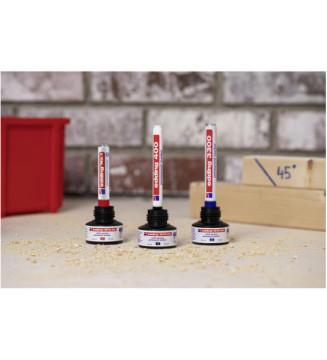 Marqueur Permanent 400 Rouge Pointe Fine 1 mm