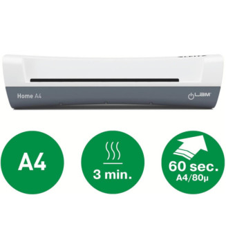 Plastifieuse iLAM Home, jusqu'au format A4, blanc