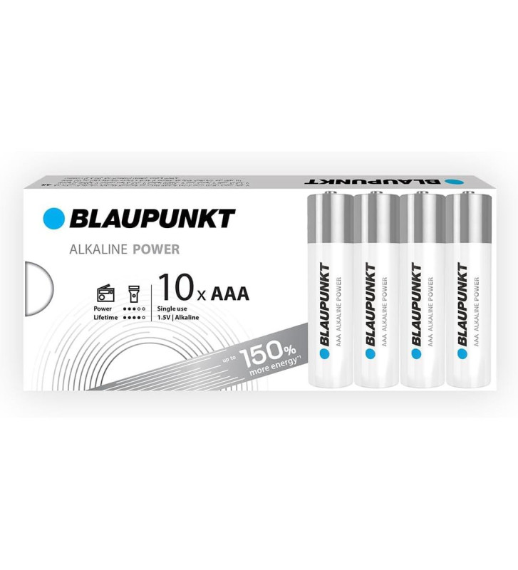 Pack 10 Piles AAA LR03 Alcalines Power