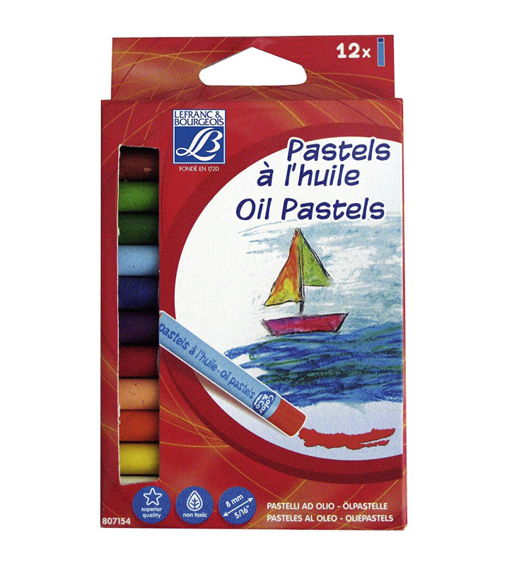 Boîte de 12 pastels à l’huile COLOR & CO