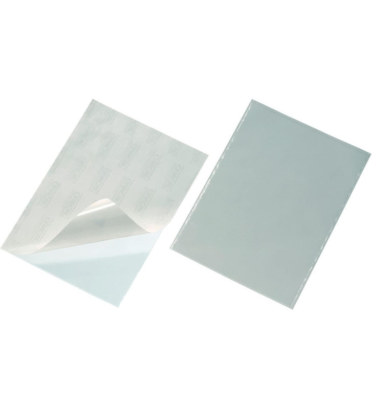 Sachet de 10 Pochettes adhésives Pocketfix A4 Ouverture petit Coté