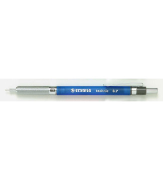 Porte-mine Technic 0,7 mm HB Bleu