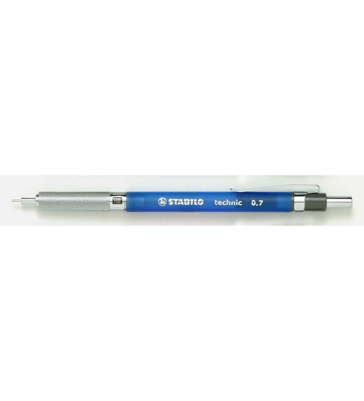 Porte-mine Technic 0,7 mm HB Bleu