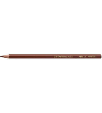 Bte de 12 Crayons de couleur Aquarellable AQUACOLOR Mine 2,8 mm Rouge égyptien