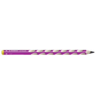 Crayon graphite STABILO EASYgraph HB gaucher - rose