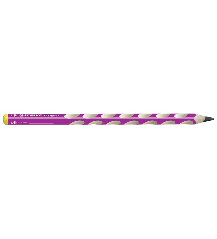 Crayon graphite STABILO EASYgraph HB gaucher - rose
