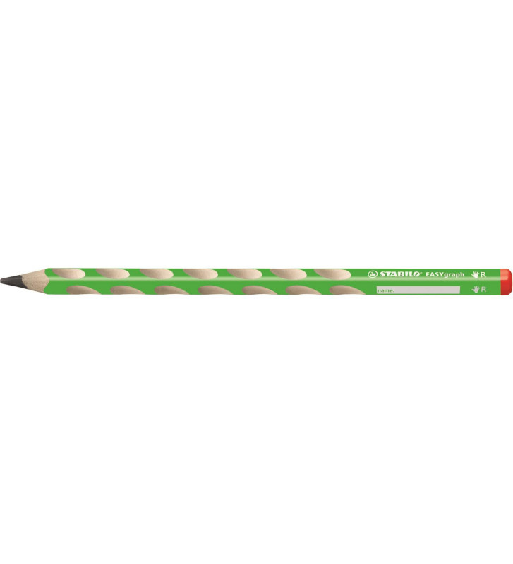 Crayon graphite EASYgraph HB droitier corps vert
