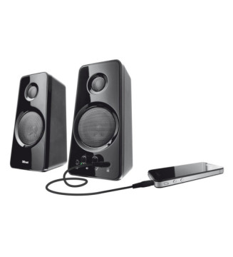 Enceintes TYTAN 2.0 RMS 18W avec connectique Smartphone iPod, iPhone, MP3