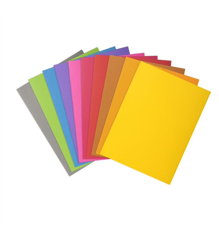Paquet de 30 sous-chemises ROCK''S 80 - 22x31cm - Couleurs assorties