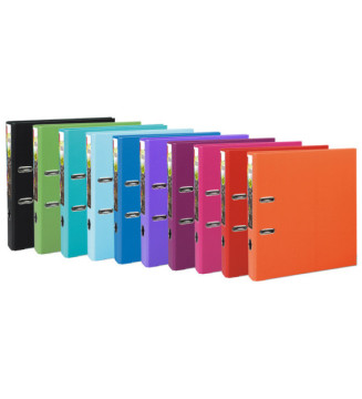 Lot de 10 Classeurs à levier Prem'Touch dos 50mm A4 couleurs pastel