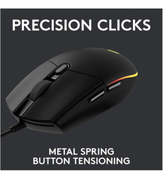 G203 LIGHTSYNC USB Souris Gaming avec Éclairage RVB Personnalisable