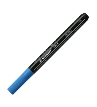 Marqueur pointe fine FREE acrylic T100 bleu foncé