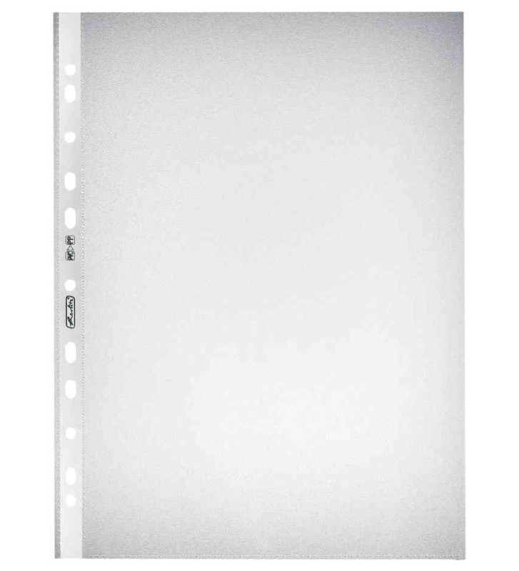 Pack de 100 Pochette perforée format A5 grainée 0,055 mm