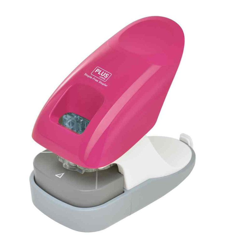 Agrafeuse sans agrafes DESK SL-112A Jusqu'à 10 feuilles rose