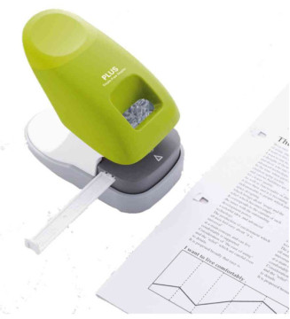 Agrafeuse sans agrafes DESK SL-112A Jusqu'à 10 feuilles rose