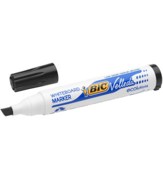 Pack 4 Feutres tableau blanc effaçable Pointe Biseau Large N/B/R/V