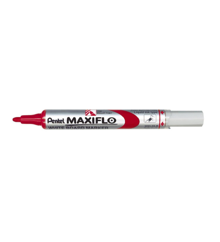 Marqueur MAXIFLO MWL5S pour tableau blanc Pointe Ogive Fine Rouge