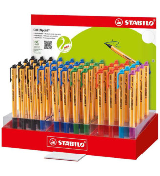 Présentoir de 48 Stylos feutre GREENpoint