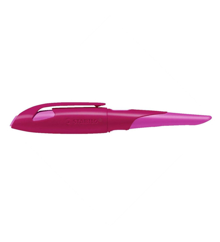 Stylo plume -EASYbirdy- Stylo ergonomique rechargeable - Rose - Droitier